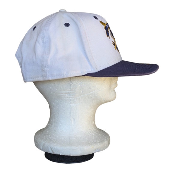 San Diego Padres RARE Double Crossed Bat SD Logo New Era Snap Back Hat Ball Cap - Picture 9 of 12